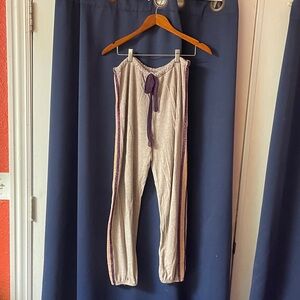 Secret Treasures Toasted Heather and Purple Sleepwear